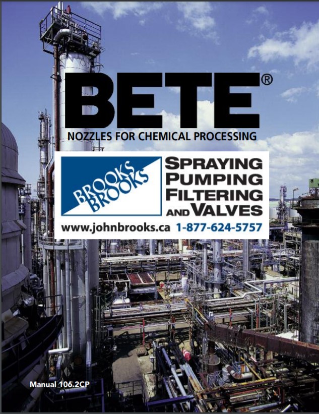 BETE Spray Nozzles from John Brooks Company